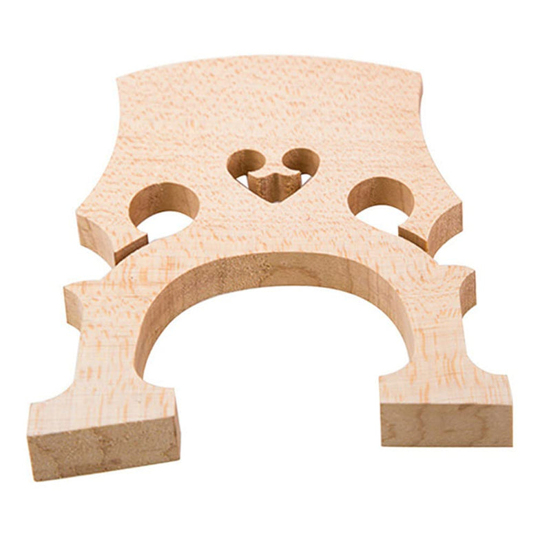 Fitted 4/4 Full Size Cello Maple Bridge Finer Grade Solid Maple Wood Cello Bridge Replacement Cello Parts & Accessory