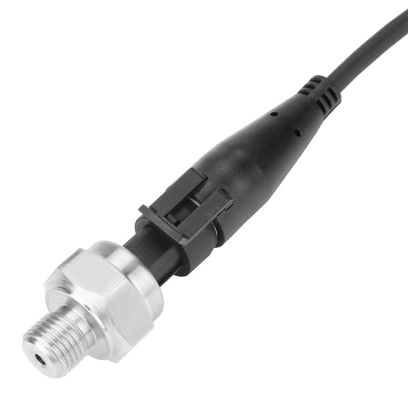 [AUSTRALIA] - Stainless Steel Pressure Sensor, G1/4 Inch 5V Output 0.5-4.5V/0-5V Pressure Transmitter, Sensor Input for Oil, Fuel, Gas, Air, Water (0-300 PSI) 0--300PSI 