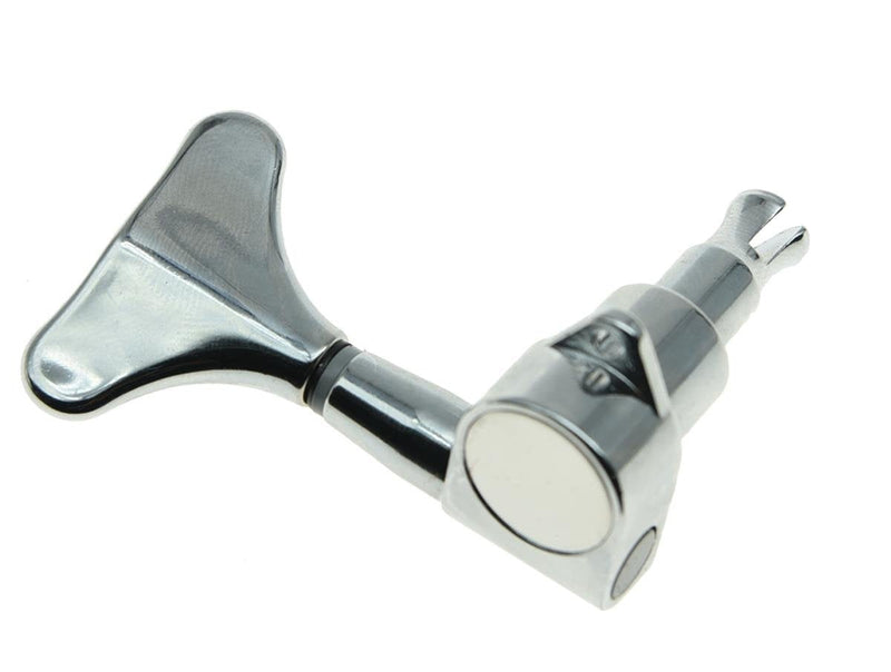 KAISH Chrome 2+3 Sealed Bass Tuners 2L3R Tuning Keys Pegs 5 String Bass Guitar Machine Heads 2L3R Chrome