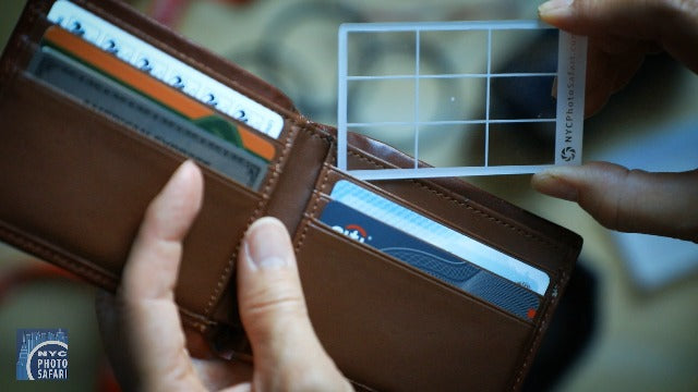 NYC Photo Safari: (2 Pack) NYC Photo Safari: Composition Tool: Rule of Thirds Composition Viewer Finder for Photography/Painting/Sketching/Plein Air Credit Card Size Fits in Your Wallet or Camera Bag 2