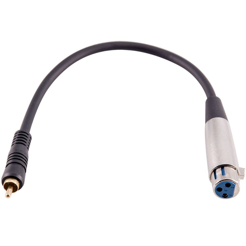 Seismic Audio - SAXLRC1-6 Pack of XLR Female RCA Male 1' Patch Cables 6 Pack