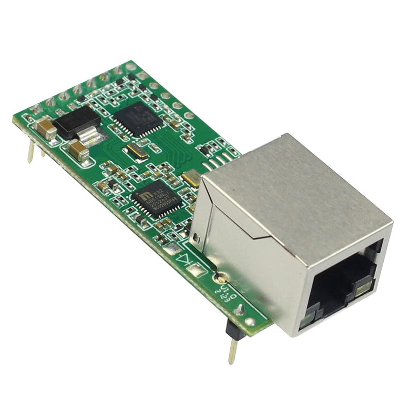 PUSR USR-TCP232-T2 Tiny Serial Ethernet Converter Module Serial UART TTL to Ethernet TCPIP Module Support DHCP and DNS (1Piece) 1Piece