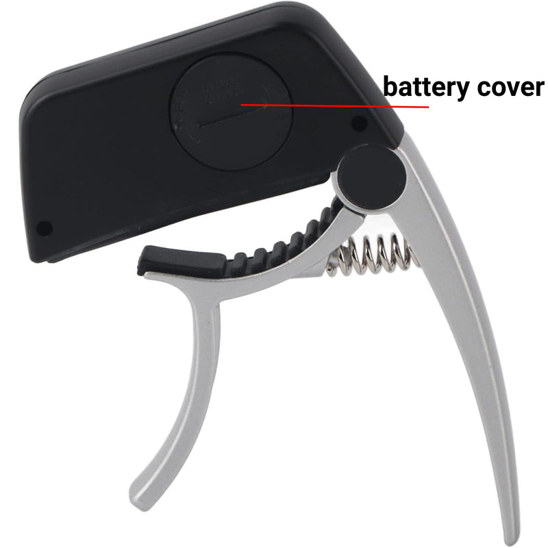 [AUSTRALIA] - Guitar Capo Tuner 2 in 1 Clip on Tuner and Capo with Large LCD Display Accurate Tuning for Acoustic Electric Bass Ukulele Violin Banjo 