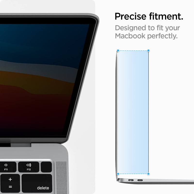 Spigen Privacy Filter Screen Protector [SafeView] designed for MacBook Pro 13" (M1 2020/2019/2018/2017) & MacBook Air 13" (Retina 2020/2019/2018) MacBook Pro / Air 13" (M1/ Retina)