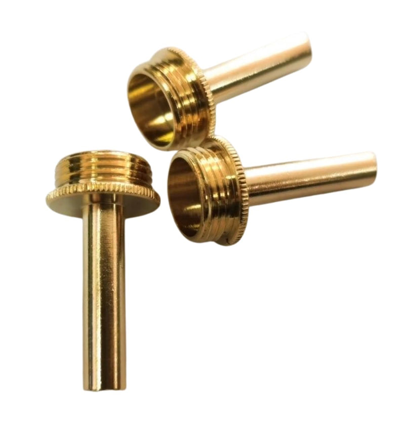 Trumpet Valve Connecting Rod Piston Stems, Brass Replacement Parts, Set of 3