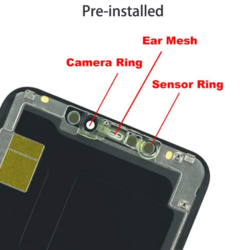 for iPhone 11 Pro Max Screen Replacement 6.5 inch LCD Display 3D Touch Digitizer Frame Assembly Full Repair Kit with Repair Tools, Screen Protector, Instructions