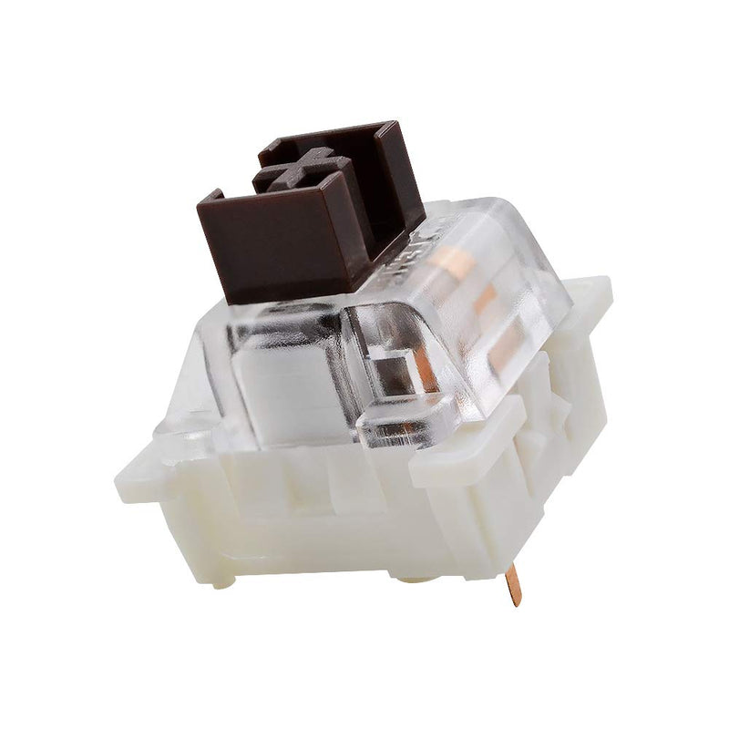 OUTEMU (Gaote) Switches 3 Pin RGB DIY Replaceable Key Switches for Mechanical Gaming Keyboard (65Pieces) (Brown) Brown