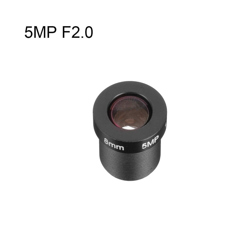 uxcell 8mm 5MP F2.0 FPV CCTV Camera Lens Wide Angle for CCD Camera 20x15.5mm(LxD)