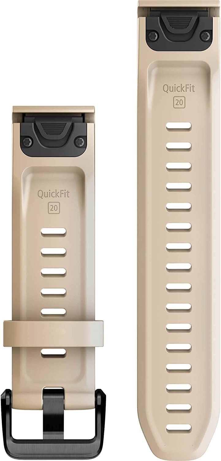Garmin Quickfit-Armband 20mm, passend für die S-Modelle der Fenix-Serie, Instinct 2, Epix Pro 42mm, Descent Mk2S, Descent MK3-43mm, Approach S70-42mm Limestone Modern