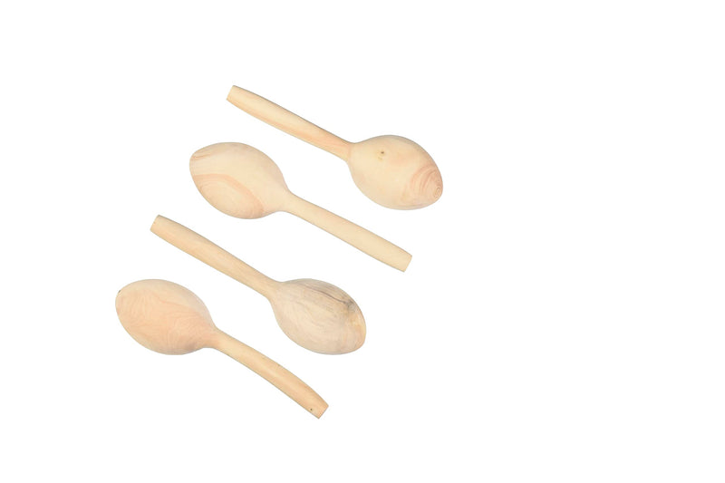Boxwood Musical Spoons from Turkey (Set of 4)