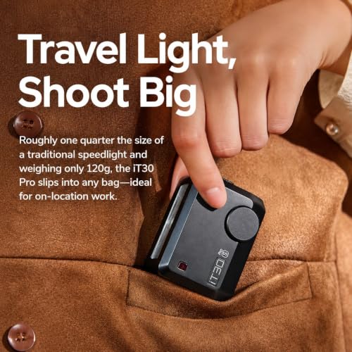 Godox iT30Pro F TTL Mini Camera Flash for Fujifilm X‑T4 X‑T3 X‑T30 X‑T20 iT30 Pro F