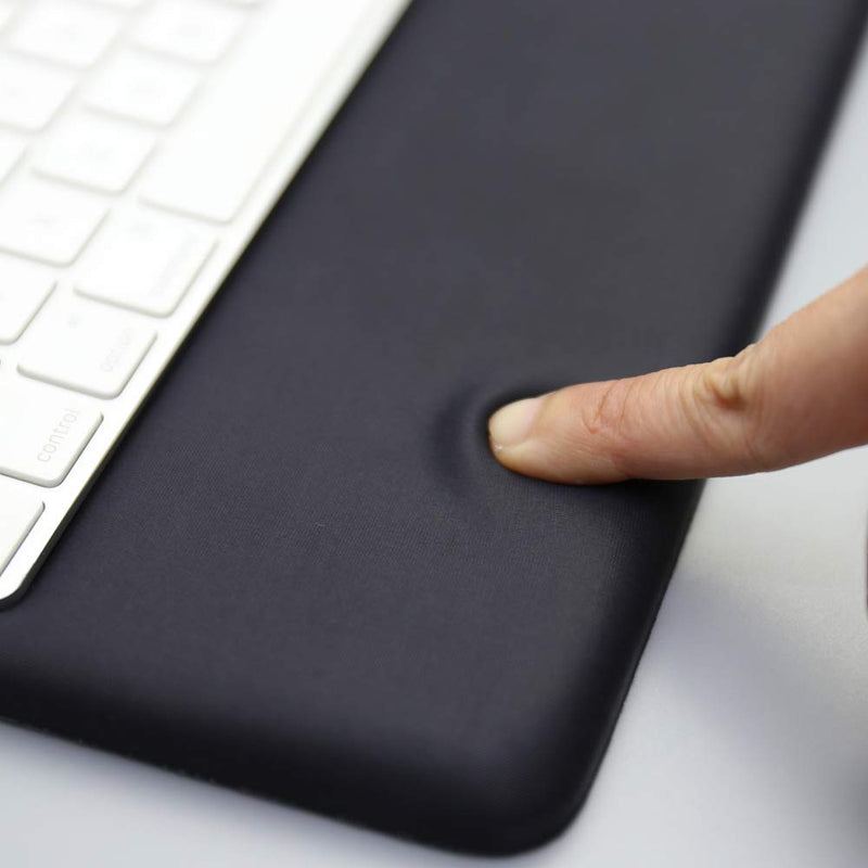 Magic Keyboard Wrist Rest Ergonomic Keyboard Stand Compatible with Wireless Magic Keyboard 2 with Numeric Keypad (Black Silicone)