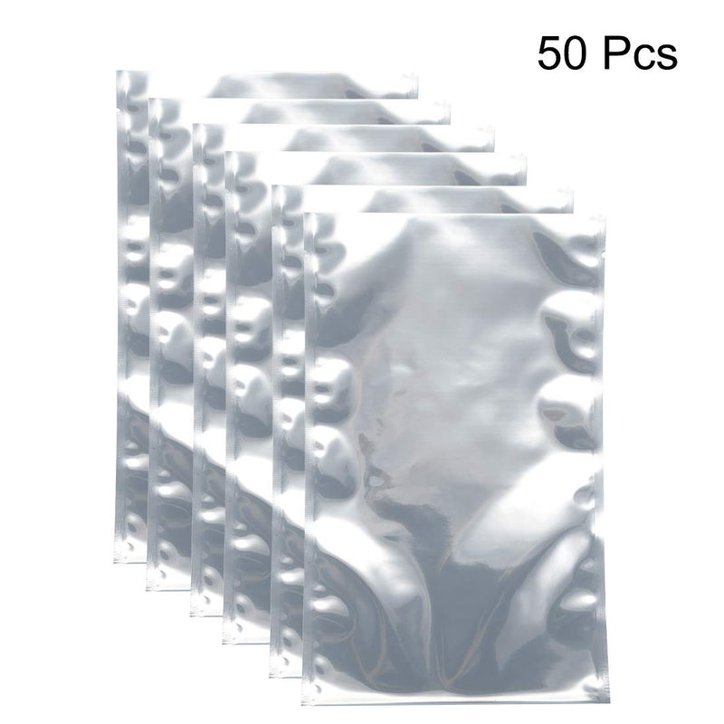 uxcell Antistatic Shield Shielding Bag, Flat Open Top Anti Static Bag for Electronic Devices, 6x10 inch(160x260mm), 50 PCS