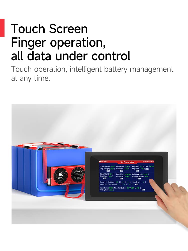 DALY Smart BMS Accessory 4.3" Touch Screen 4.3 inch touch display