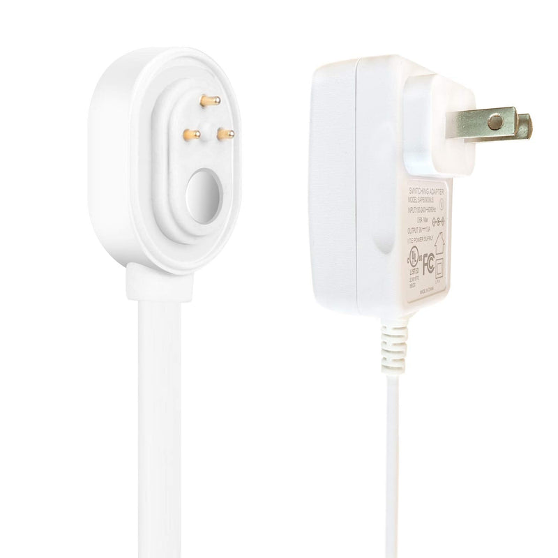 Uogw 3Pack 25FT Outdoor Magnetic Charging Cable for Arlo Pro 4/Arlo Ultra 2/Arlo Pro3/Arlo Ultra/Arlo Pro 5S 2K/Go 2 Camera,Power Adapter and Power Cable,Weatherproof Outdoor - (White) White