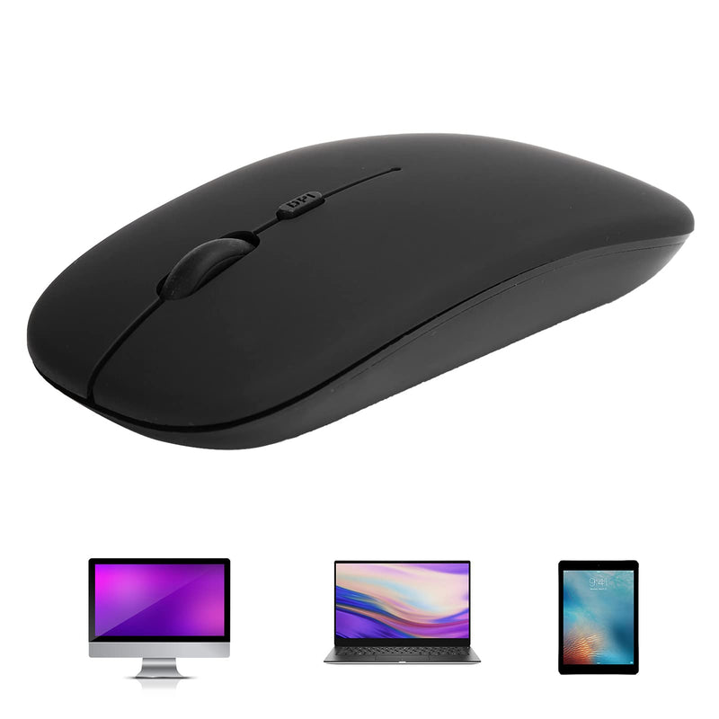 Vipxyc Wireless Mouse, Mouse Black Wireless Bluetooth 5.0 Silent Office Computer Mouse for OS XMiSamsung Laptop Tablets