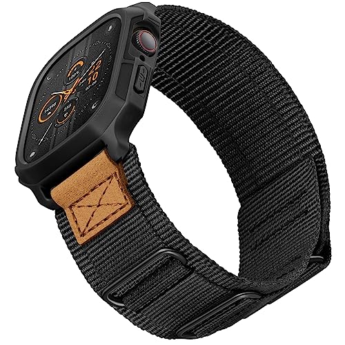 Bundle of the Rugged Nylon Apple Watch Band (Army green/Black)