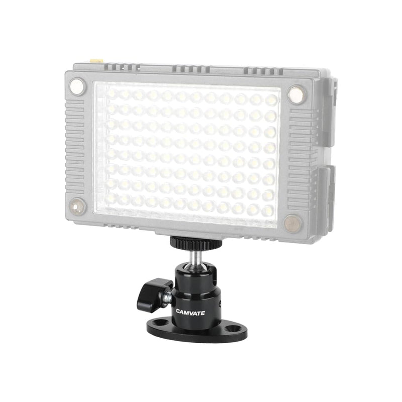 CAMVATE 1/4"-20 Mini Ball Head with Ceiling Mount for CCTV & Video Wall Monitors Mount(4 Pieces)-24005