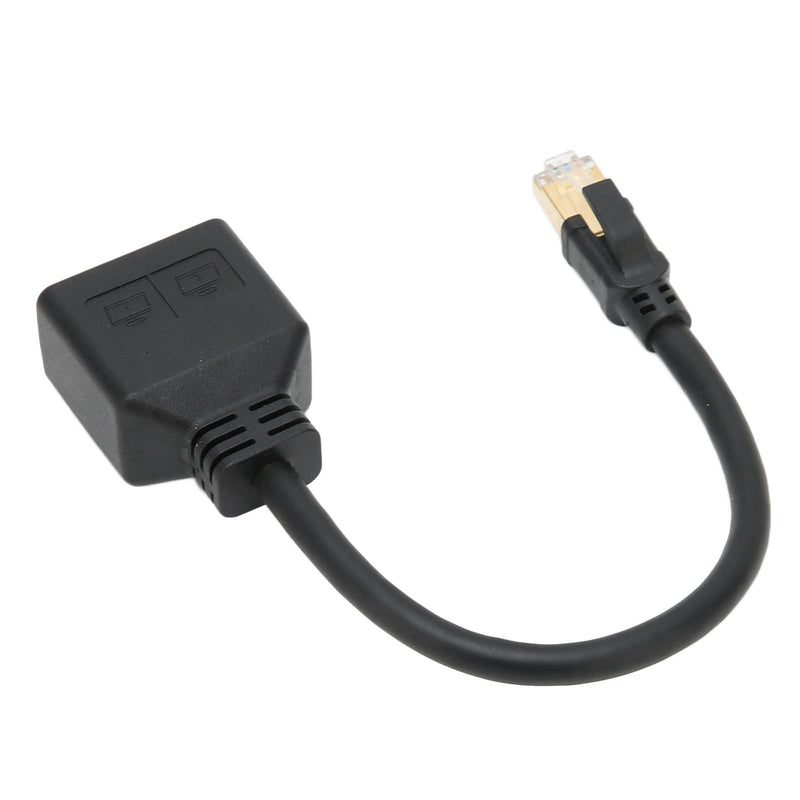 Annadue RJ45 Splitter Adapter, RJ45 Network 1 to 2 Port Ethernet Adapter Splitter, CAT8 Network Cable Splitter Adapter for Home Office, Default