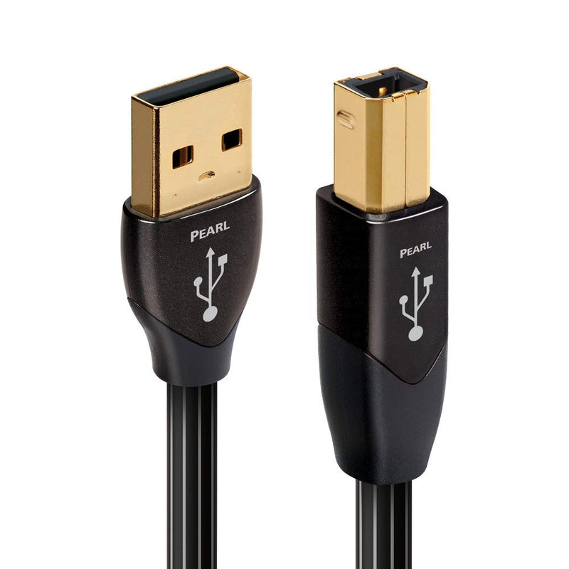 AudioQuest 0.75 m Pearl USB A > B High-Definition Audio Cable
