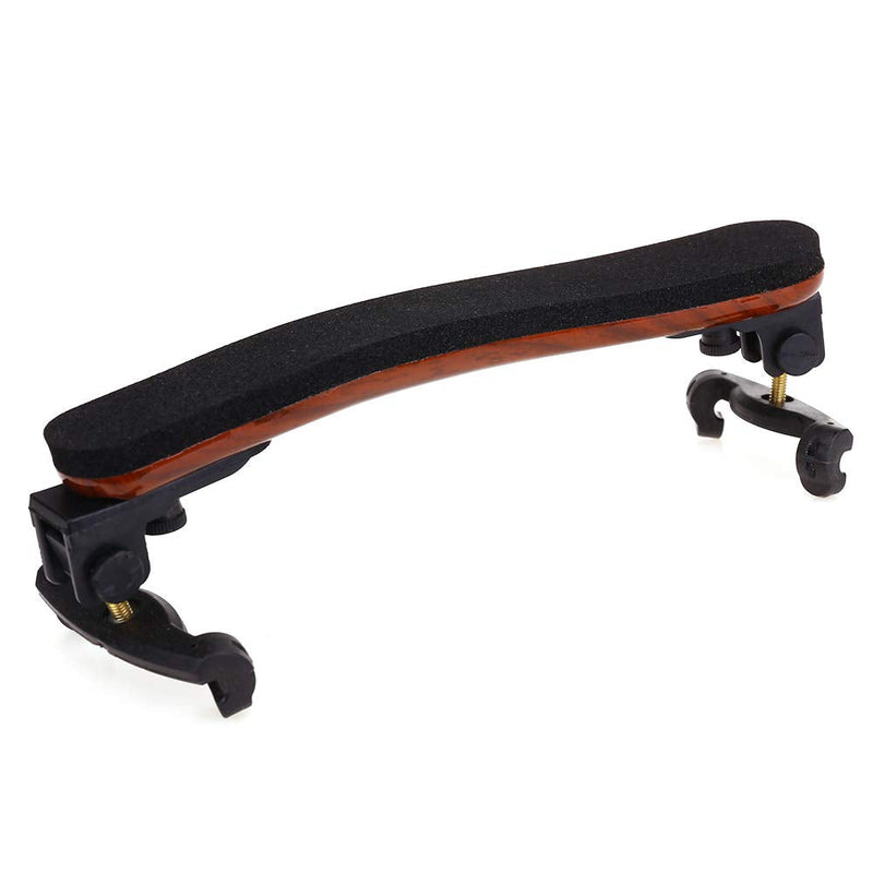NANYI Violin Shoulder Rest for 4/4 and 3/4 with Collapsible and Height Adjustable Feet, Imitation wood grain. brown