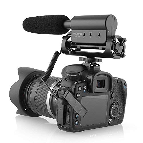 TAKSTAR SGC-598 Photography Interview Shotgun MIC Microphone for Nikon Canon DSLR Camera (Need 3.5mm Interface)Auxiliary