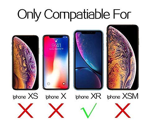 iPhone XR Clear Case & Screen Protector | 2 in 1 Bundle Package | 2 Tempered Glass Screen Protectors | Crystal Clear Transparent Soft Case | Shockproof Bumpers | Slim Fit | iPhone XR Clear XR