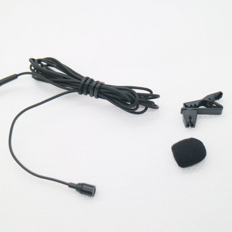 Tie Clip On Lavalier Microphone for Sennheiser Wireless Pocket System 3.5mm Lock Jack