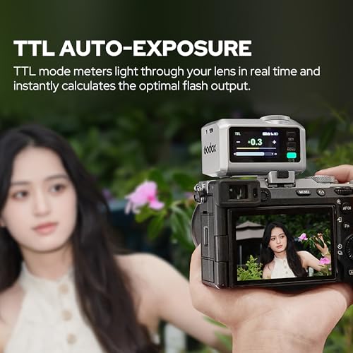 GODOX iT30 Pro N TTL mini TTL Wireless Camera Flash Compatible for Nikon Cameras, 2.4G Wireless Touchscreen Flash, Built-in Lithium Battery (IT30 PRO N (Black)) IT30 PRO N (Black)
