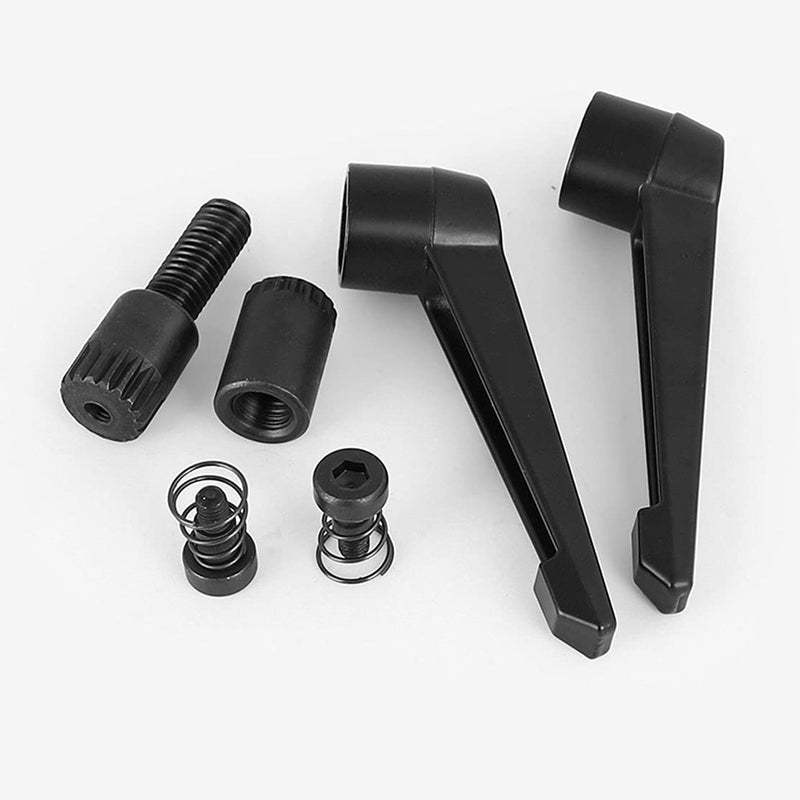 Anawakia Set of 4 Clamping Lever Handles, M5 Stainless Steel Male Thread, Adjustable Handle, Machine Handles, Clamping Lever External Thread (25 mm) 25mm