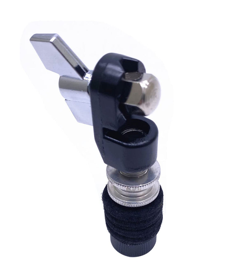 Cymbal Quick Release Nut & Hi Hat Clutch for Cymbal Jazz Drum Parts Accessories 4 Packs (Black) Black