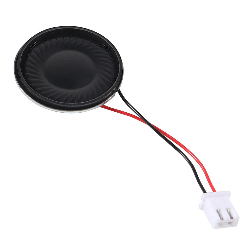 6Pcs 8 Ohm 2W Speaker 8ohm Round 28mm Loud Speakers Compatible with Small Loudspeaker Audio MP3 MP4 Player Speaker 2Pin - Black 6Pcs 8 Ohm 2W withTerminal