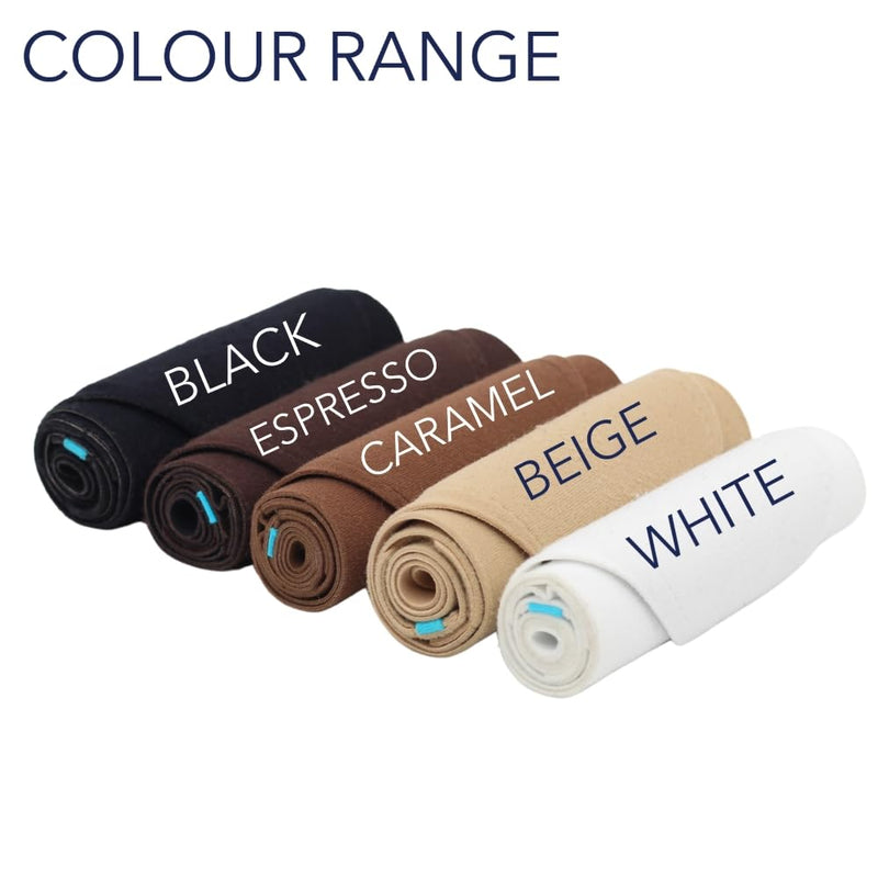 URSA Ankle Straps: Low-Profile, Soft, Stretchy & Breathable Transmitter Straps for Location Sound, Theatre, Wedding Shoots & More (White, Ankle) White