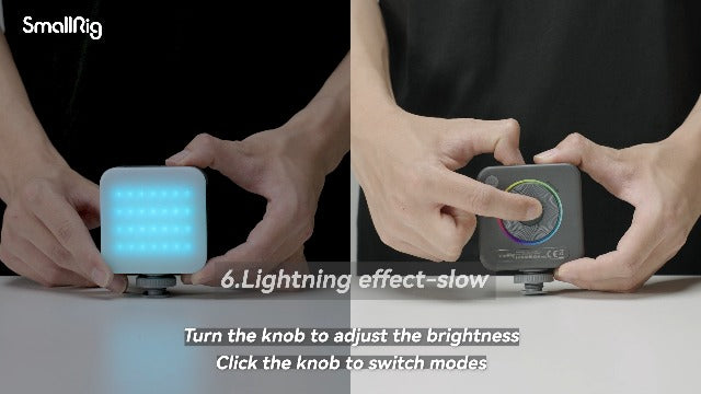 SmallRig P108 Mini RGB LED Video Light, Portable Camera Lights