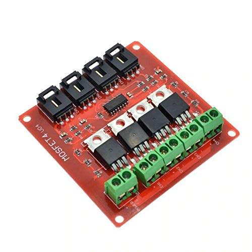 2pcs Four Channel 4 Way MOSFET Button IRF540 V4.0 + MOSFET Switching Module
