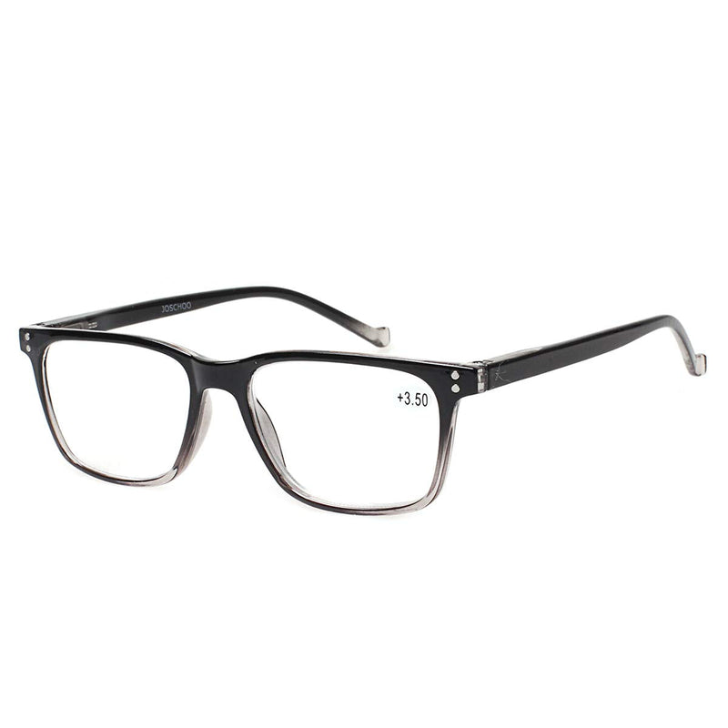 JOSCHOO 5 Pack Reading Glasses Men Women Spring Hinges Comfortable Glasses for Reading (5 Mix, 2.5)Medium 5 Mix 2.5 x