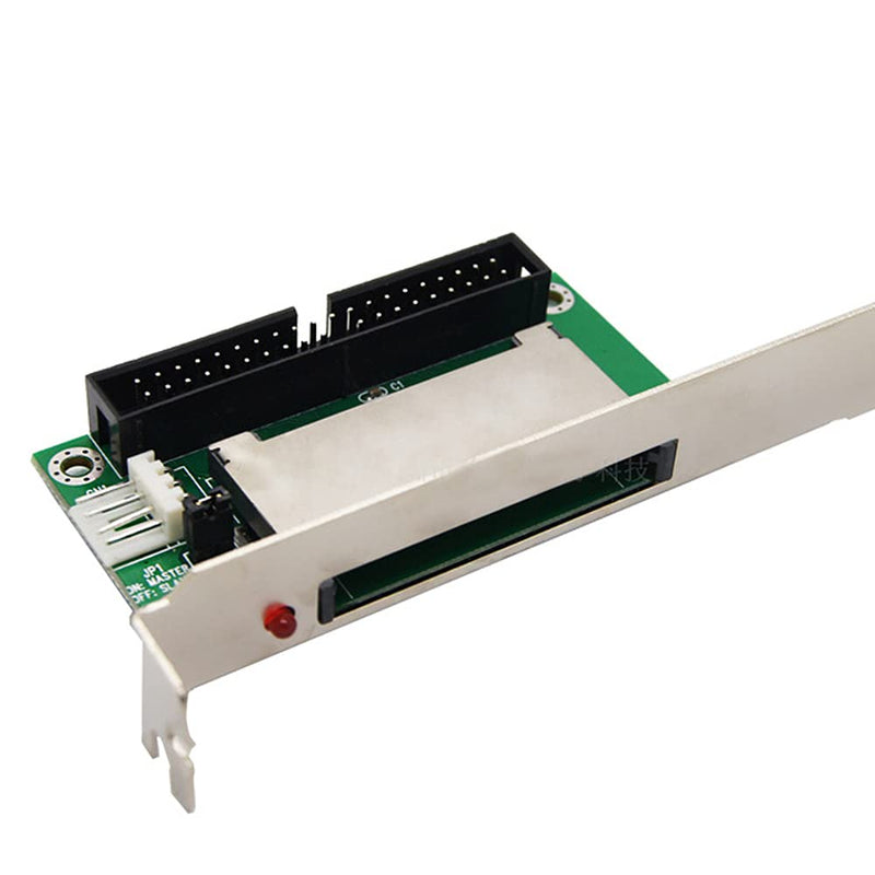 [AUSTRALIA] - 1Pcs CF to IDE Adapter 40-Pin CF Compact Flash Card to 3.5 Converter with PCI Bracket 