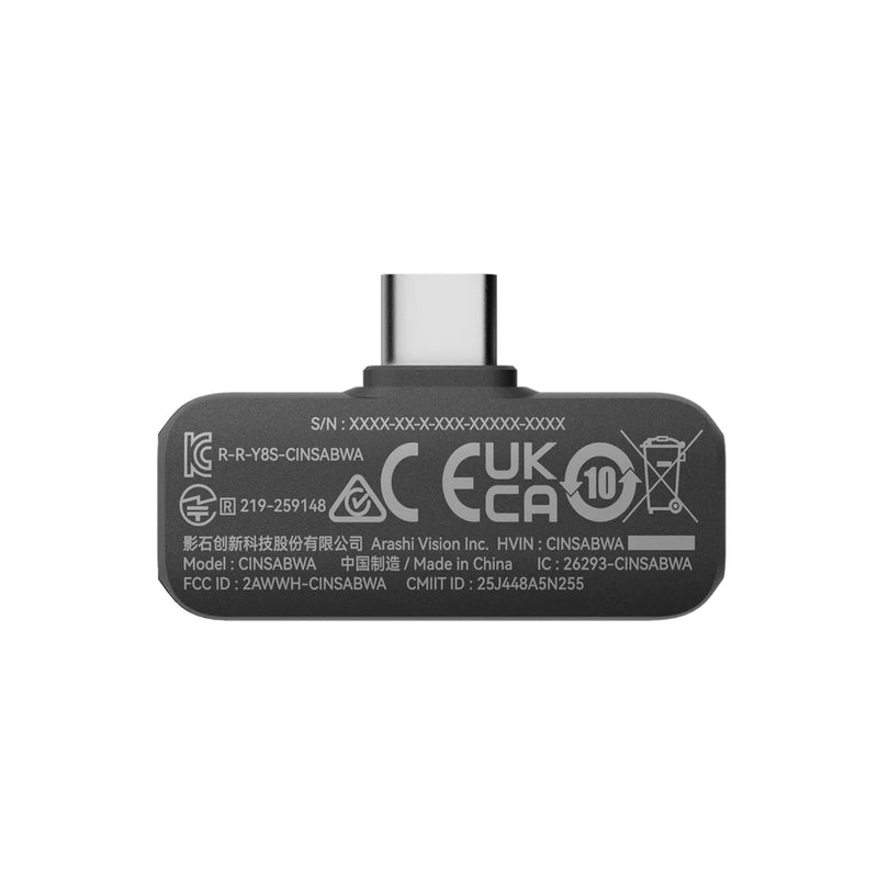 Insta360 Mic Air,Ultralight 7.9g Transmitter, as Compact as a Coin, 48kHz Audio with Built-in Noise Reduction, 10-Hour Battery Life, 300m Range, X5/X4/ACE PRO 2, Flow/Flow 2/Flow 2 PRO((1 TX + 1 RX) 1 TX + 1 RX