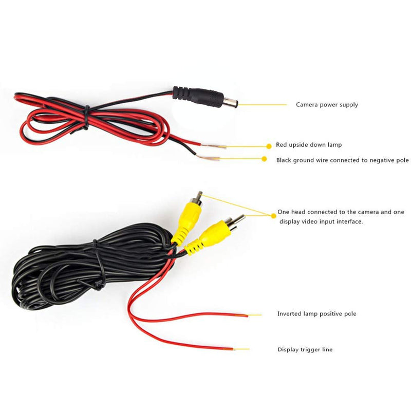 AHD1080P Backup Camera for Lexus IS200 IS300 ES300 ES330 GS300 GS400 GS430 LS430 HS250h CT200h Toyota Vios/Yaris Sedan Prius, License Plate Light Replacement, Night Vision, Wide Angle, HD, IP69