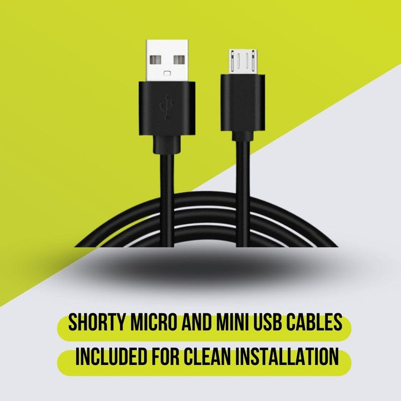 [AUSTRALIA] - Dongar Dash Cam Hardwire Kit, Universal USB Hardwire Kit compatible with all USB devices, Windshield Mountable, Works with All Vehicles –Toyota, Ford, Chevrolet, Honda, Subaru, Hyundai, Jeep, & More 