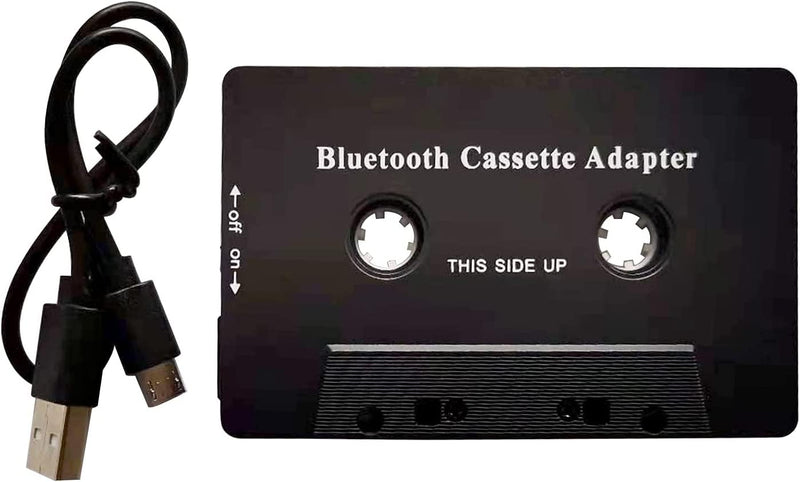 Cassette Adapter Car Bluetooth Audio Receiver, Tape Player Bluetooth 5.0 Cassette Aux Adapter