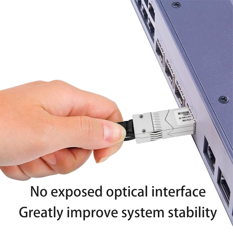 SFP Cable SFP+ DAC Twinax Cable, Fiber Optic Cable 10G SFP+ Passive 3 Meters 30AWG Direct Attach Cable Compatible Ci SCO SFP-H10GB-CU3M UC-DAC-SFP+ sfp cable 3m