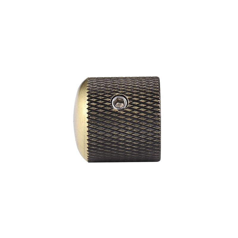 2Pcs Electric Bass Guitar Knobs Bronze Dome Metal Volume Tone Speed Control Knob for Fender Telecaster Gibson Les Paul Electric Bass Guitar Accessories (Bronze)
