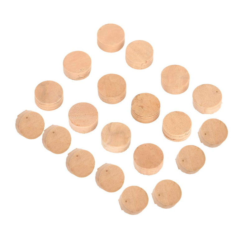Bnineteenteam 20Pcs 9.5mm Trumpet Cork Pads, Trumpet Repairing Cork Pads, Brown