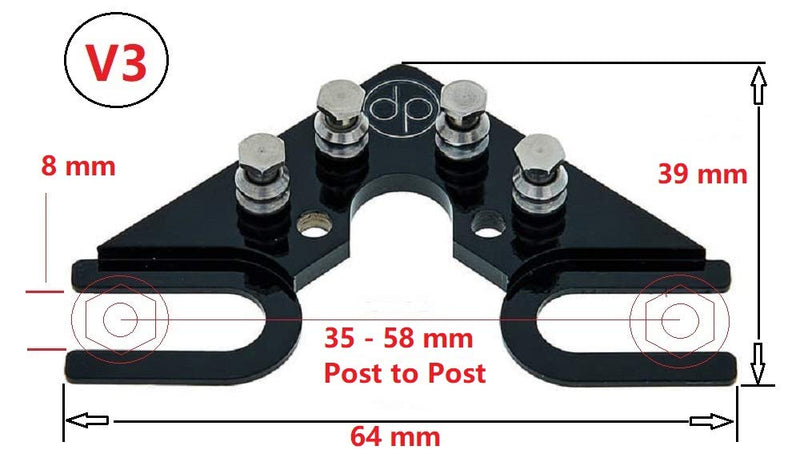 V3 Standard (Black and Silver) - Best Guitar Upgrade to Improve Tuning Stability V3 Standard Black