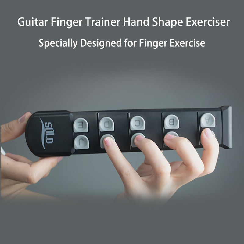 Guitar Finger Trainer Hand Shape Exerciser Teaching Aid Practice Tool Guitar Scale Assistant Improve Dexterity Develop Calluses Guitar Trainer