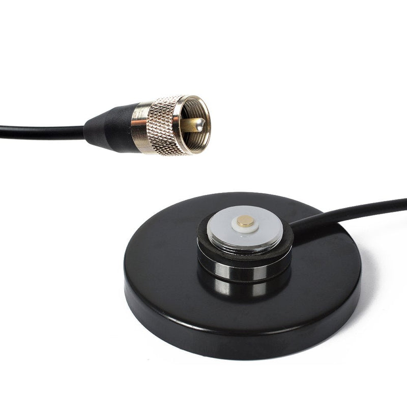 [AUSTRALIA] - HYS TC-MB90 NMO Mount Magnetic Base for Car Bus Taxi Mobile Radio Antenna W/5M(16.4ft) RG58 Coaxial Cable PL-259 Plug 