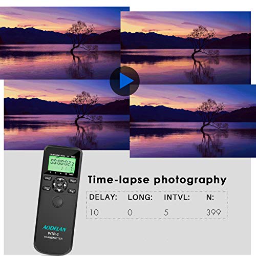 AODELAN Camera Intervalometer Wireless Shutter Release for Sony