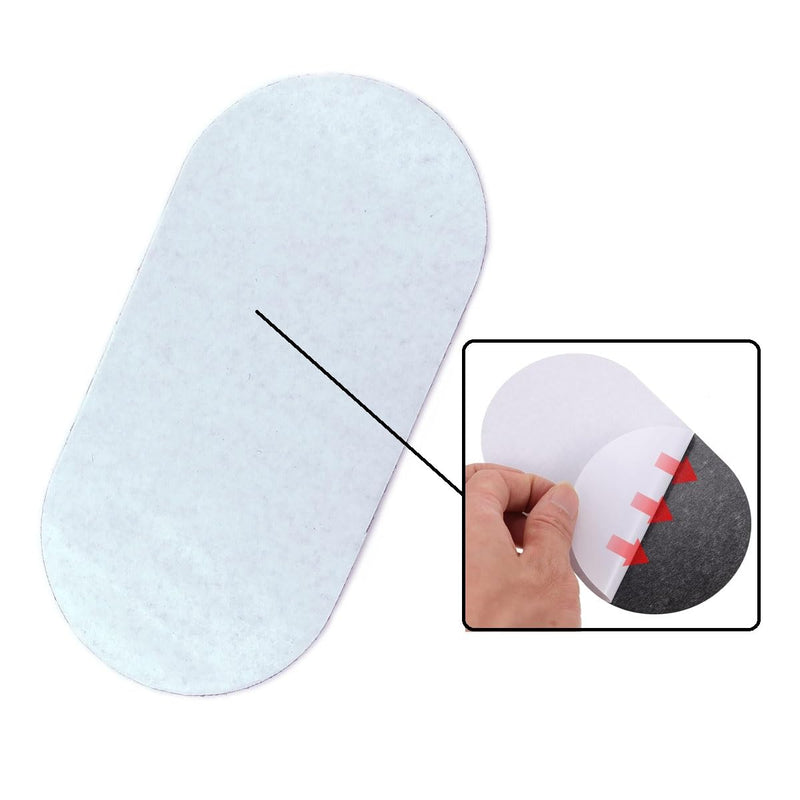 2Pcs Drum Kit Screen Protector Bass Kick Drum Impact Pad Felt Drum Protector Patch Double Pedal Click Pad Drum Strengthen Sticker Kick Drum Pads Drum Skin Accessories