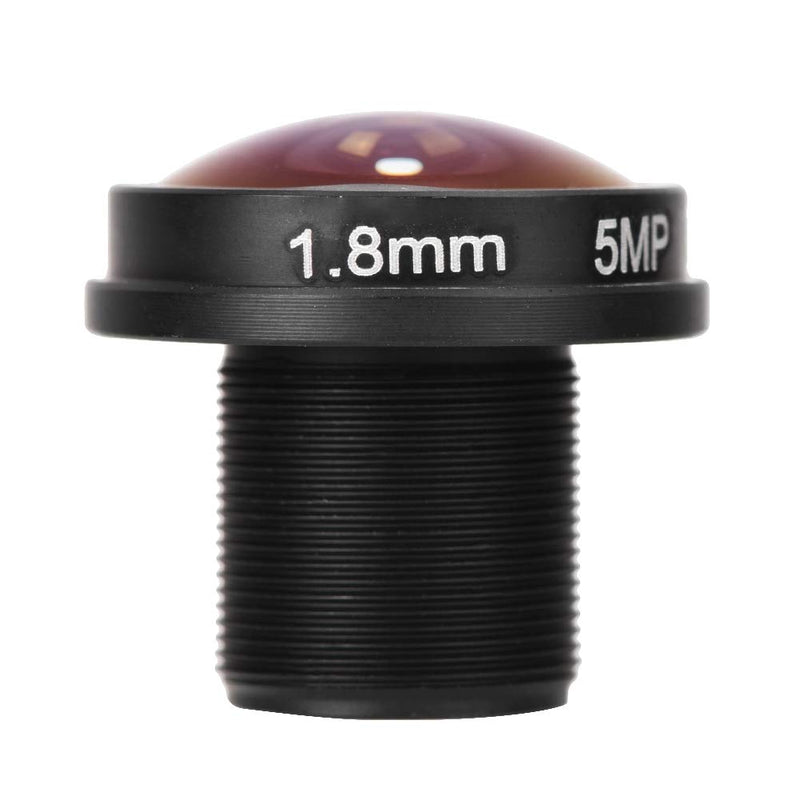 1.88mm Mini Fisheye Camera Lens, 5MP HD 180° Wide Angle M12x0.5 Thread CCTV Camera Lens for 1/3inch and 1/4inch CCD Chipsets/with an aperture of F2.0